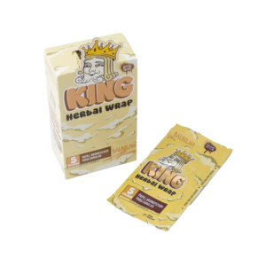 King Blunt Herbal Wrap Baunilha Display c/25x5